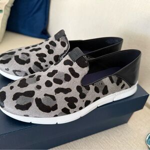 Cole Haan Women's Black and Gray Leopard Sneakers